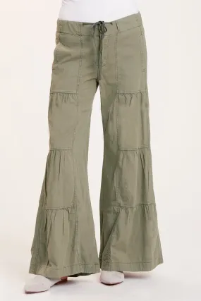 Terraced Wide Leg Pant