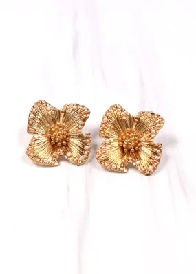 Timberlea Flower Earring GOLD