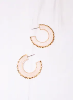 Trenton Hoop Earring IVORY