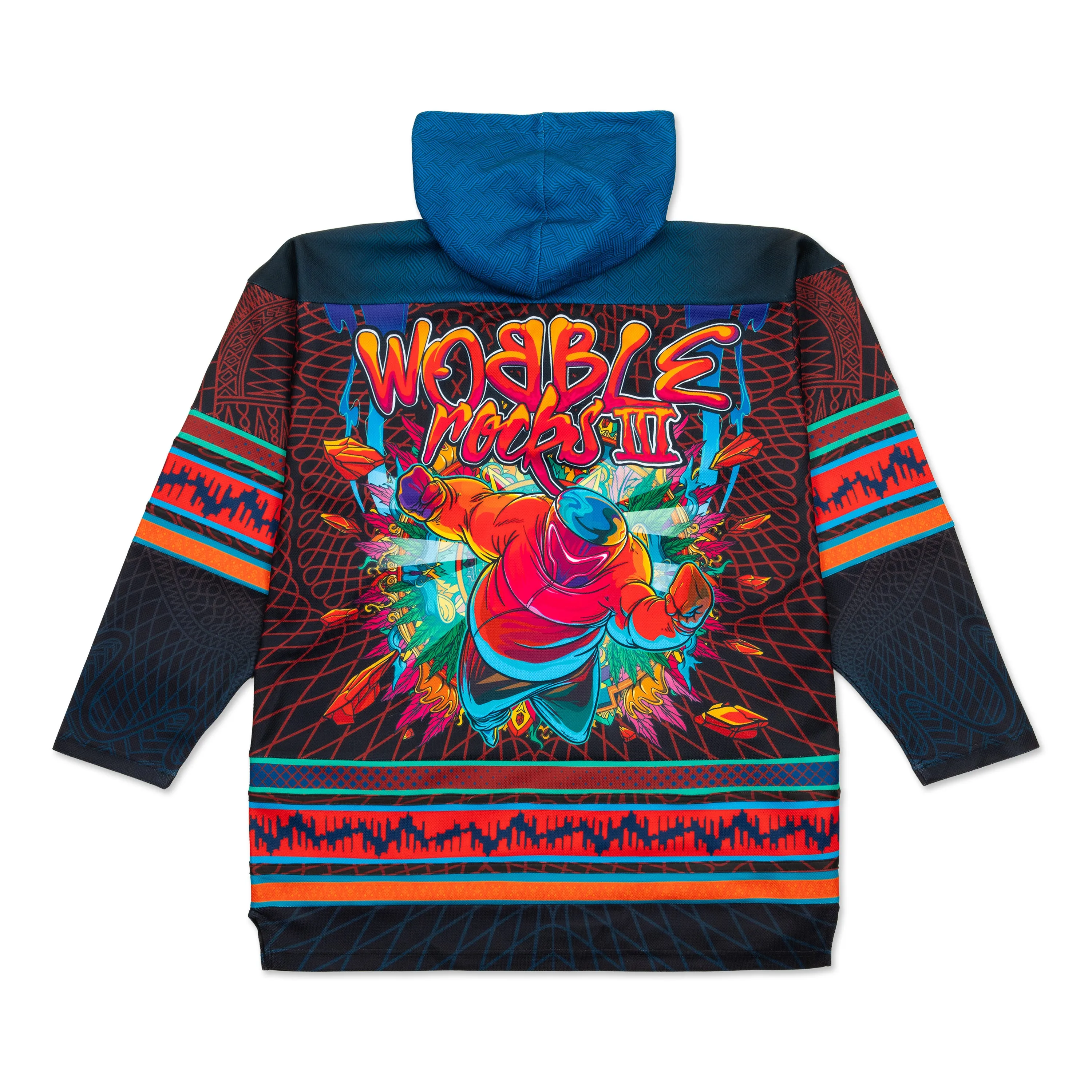 Wobble Rocks III  Hockey Jersey