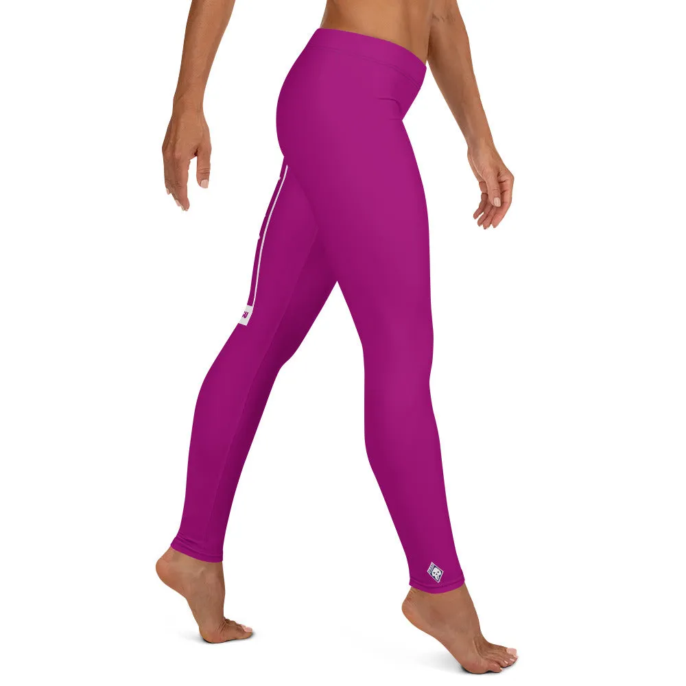 Women's Yoga Pants Workout Leggings For Jiu Jitsu 014 - Fresh Eggplant