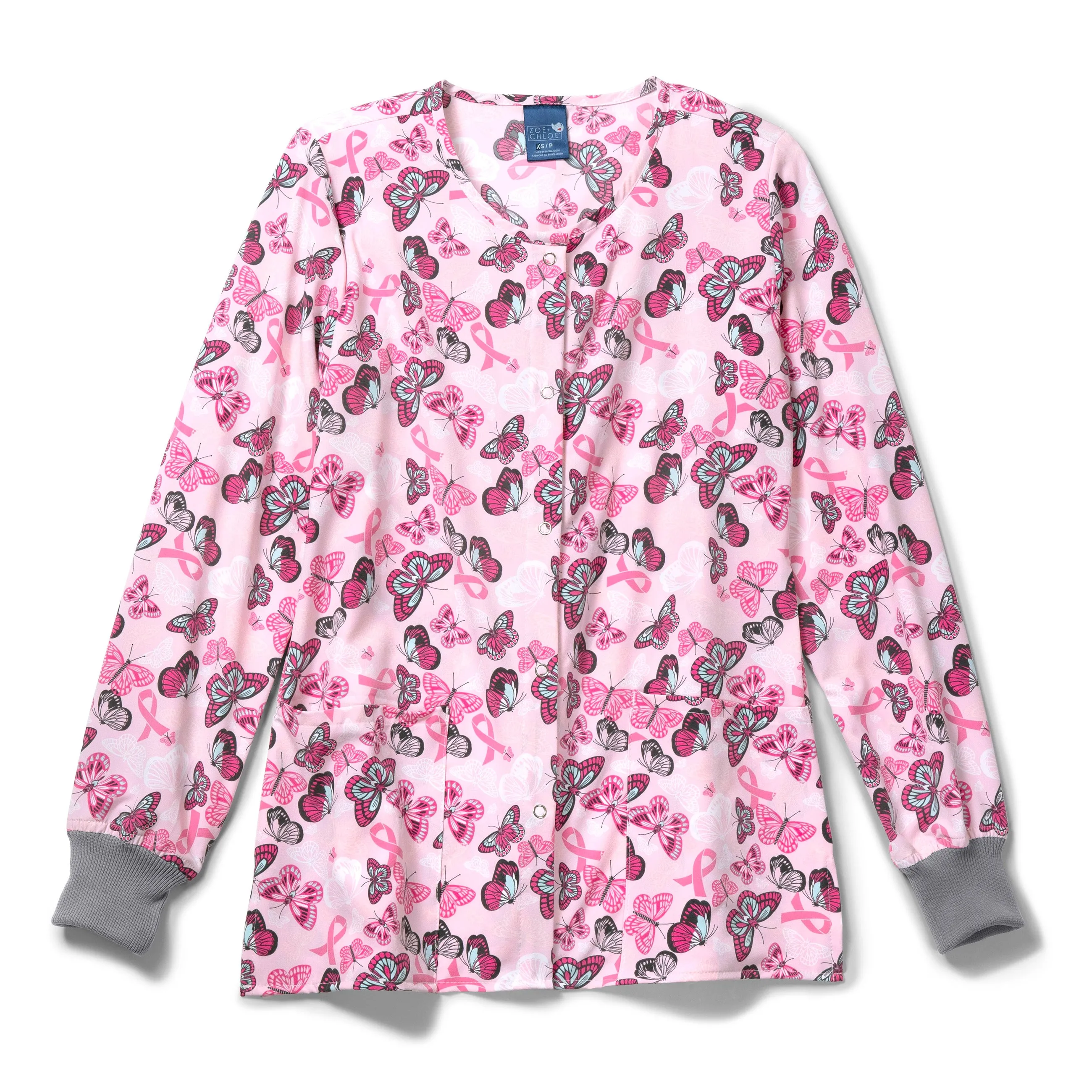 Zoe+Chloe Women's Printed Performance Warm Up Jacket - Soaring Strength